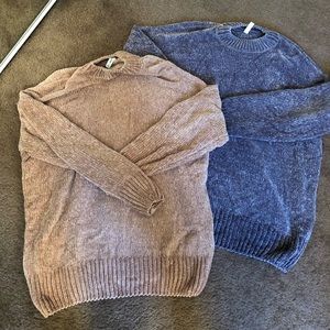 Chenille sweaters!